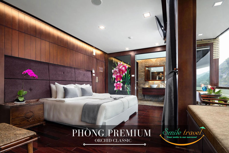 Phòng Premium Suite Du Thuyền Orchid Classic Lan Hạ