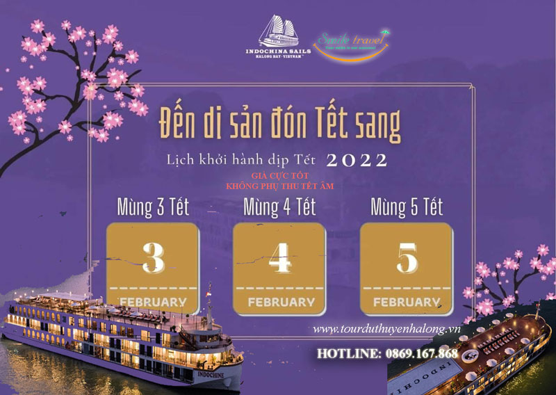 Gía Tour Du Thuyền Indochine 5 Sao, Tàu 5 Sao indochine 2022