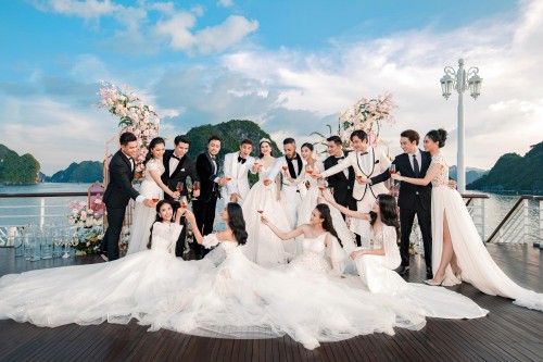 Du thuyền tổ chức cưới trên Vịnh Hạ Long
