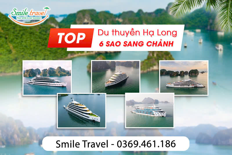 Top du thuyền 6 sao Hạ Long đẳng cấp nhất
