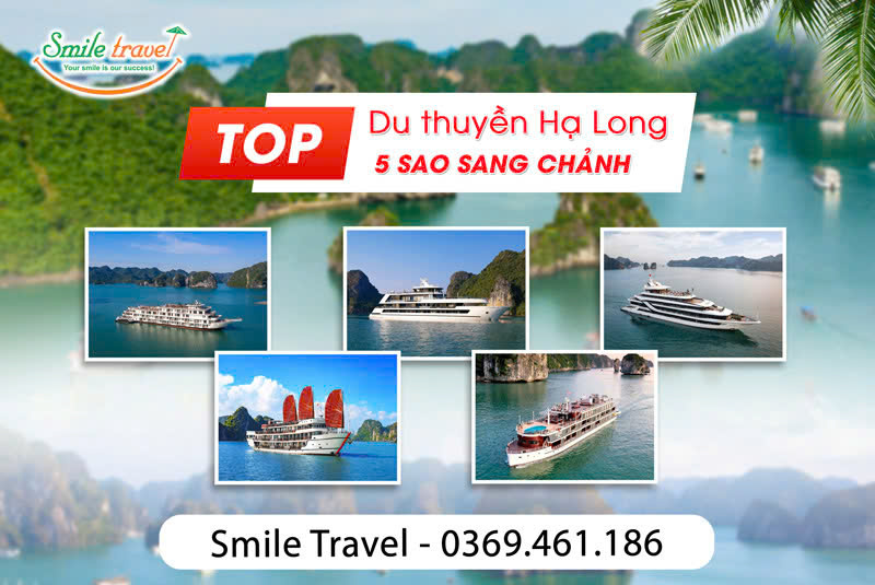 Top du thuyền 5 sao sang chảnh đáng đi nhất Hạ Long