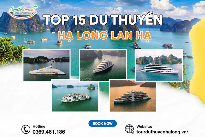 Top du thuyền Hạ Long ngủ đêm trên vịnh hot nhất hiện nay