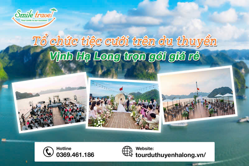 Giá Tổ chức tiệc cưới trên du thuyền vịnh Hạ Long trọn gói