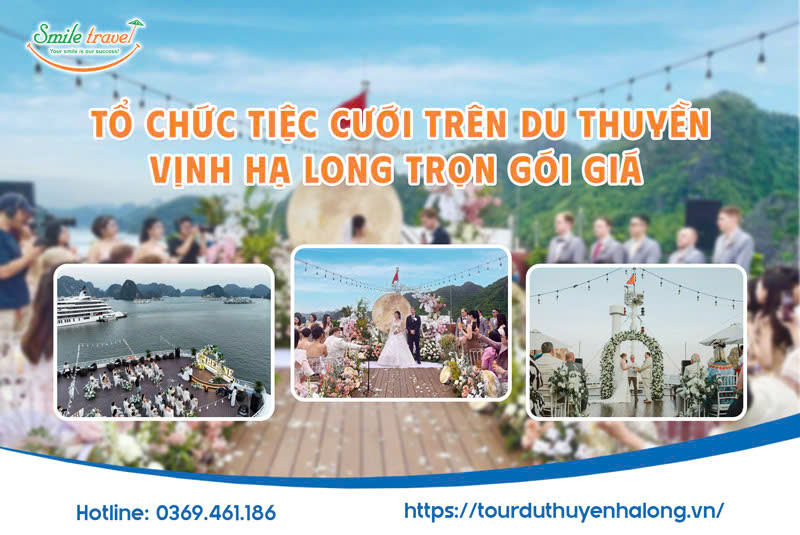 Giá Tổ chức tiệc cưới trên du thuyền vịnh Hạ Long trọn gói