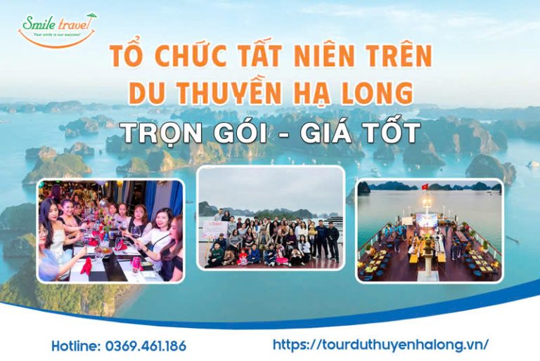 Tổ chức tiệc tất niên trên du thuyền Hạ Long trọn gói giá tốt
