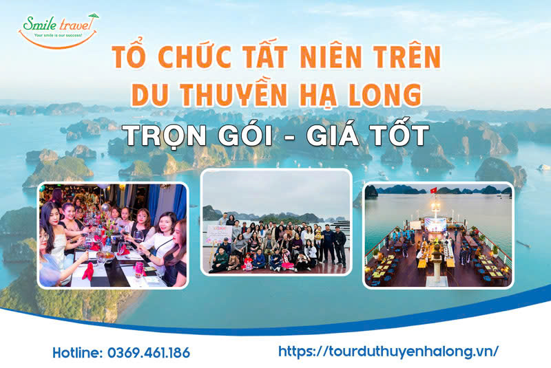 Tổ chức tiệc tất niên trên du thuyền Hạ Long trọn gói giá tốt