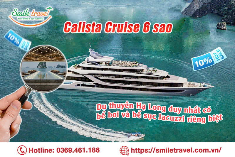 Du thuyền Calista Cruise 5 sao