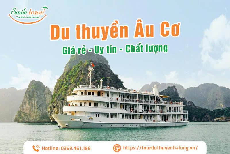 Du thuyền Âu Cơ Cruise Hạ Long 5 sao