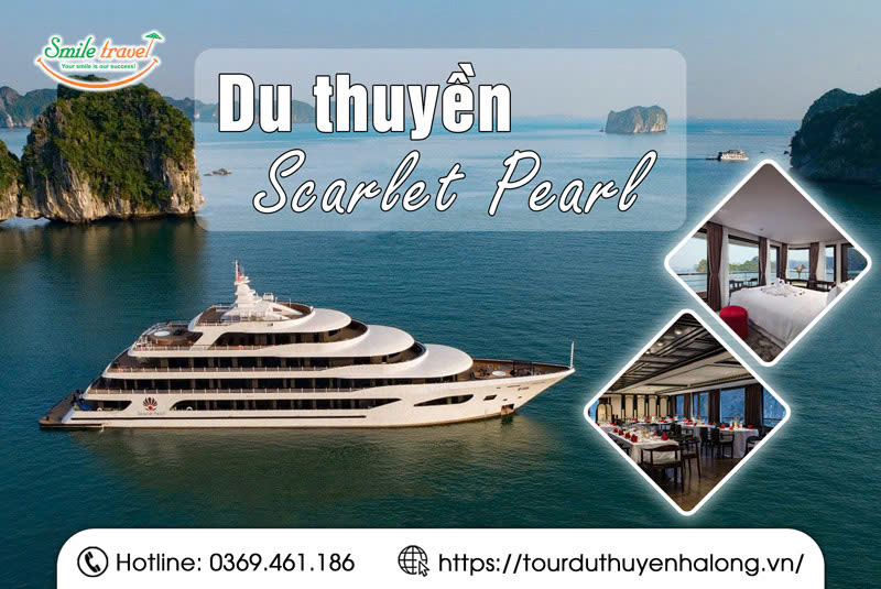 Du thuyền Scarlet Pearl đẳng cấp 5 sao trên Vịnh Lan Hạ