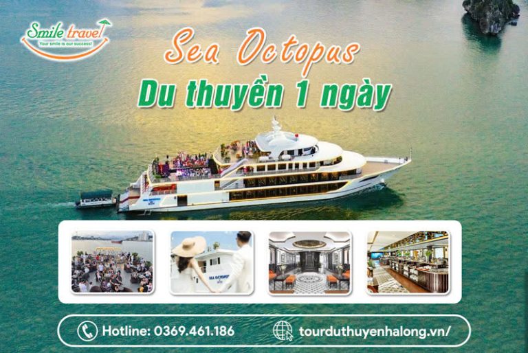 Trải nghiệm khác biêt trên du thuyền Sea Octopus Cruise cao cấp