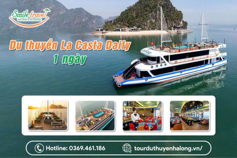 Tour du thuyền La Casta Daily 1 ngày