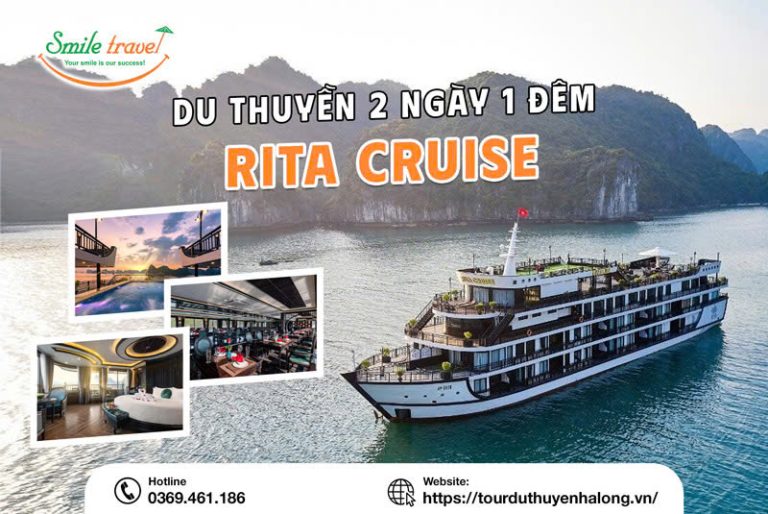 Tour du thuyền Rita 2 ngày 1 đêm đẳng cấp 5 sao