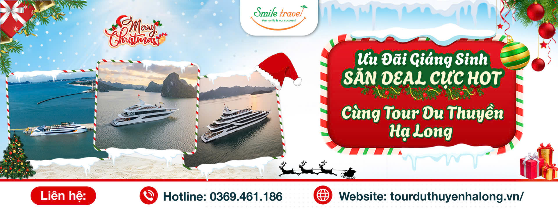ưu đãi giáng sinh - tourduthuyenhalong